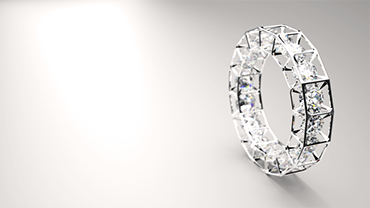 James Coleman - Cubic Framed Ring - Cinema 4D and Maxwell Render